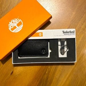 Timberland wallet and keychain